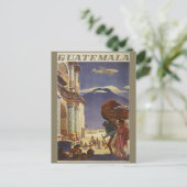  Guatemala Retro Travel Briefkaart (Staand voorkant)