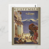  Guatemala Retro Travel Briefkaart (Voorkant / Achterkant)