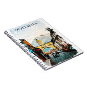 Guatemala Retro Vintage Reizen Notitieboek (Rechterzijde)