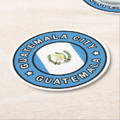 Guatemala Ronde Kartonnen Onderzetter (Gebogen)
