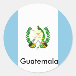 Guatemala! Ronde Sticker