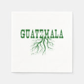 Guatemala Roots Word Art Guatemalan Paper Party Servetten (Voorkant)