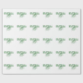 Guatemala Roots Word Art Wrapping Paper Cadeaupapier (Vlak)