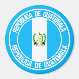 Guatemala Round Emblem Magneet
