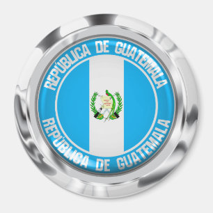 Guatemala Round Emblem Magneet