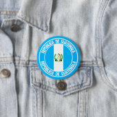 Guatemala Round Emblem Ronde Button 7,6 Cm (In situ)