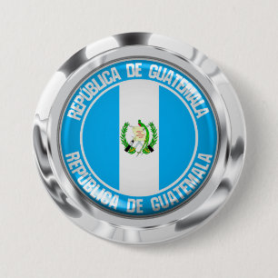 Guatemala Round Emblem Ronde Button 7,6 Cm
