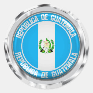 Guatemala Round Emblem Ronde Sticker