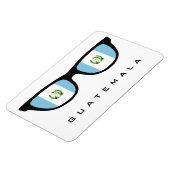 Guatemala Shades aangepaste tekst & kleurenmagneet Magneet (Linkerzijde)