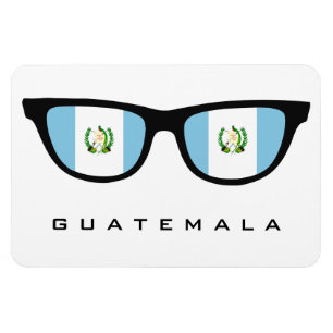 Guatemala Shades aangepaste tekst & kleurenmagneet Magneet