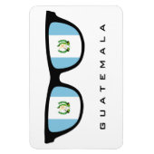 Guatemala Shades aangepaste tekst & kleurenmagneet Magneet (Verticaal)