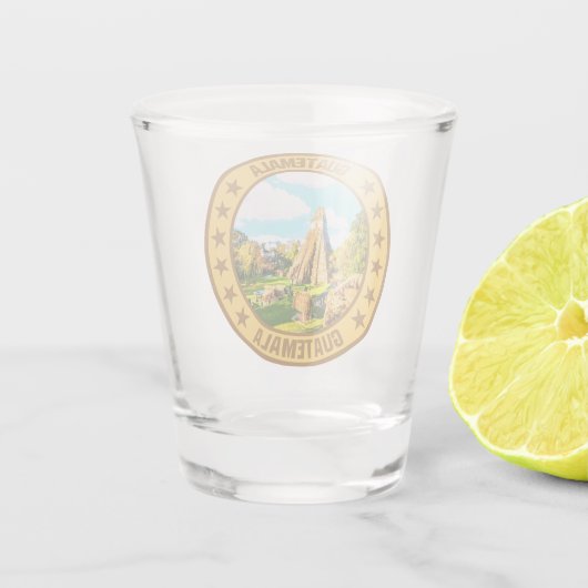 Guatemala Shot Glas (Achterkant)