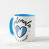 Guatemala Siempre en Mi Corazon Ik hou van Guatema Mok (Voorkant links)