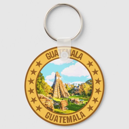 Guatemala Sleutelhanger (Achterkant)