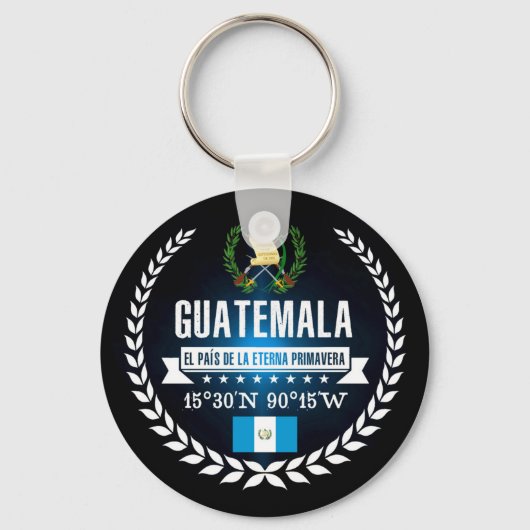 Guatemala Sleutelhanger (Voorkant)