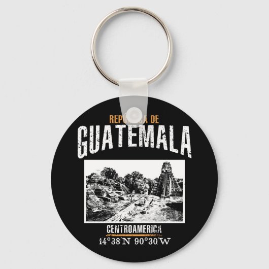 Guatemala Sleutelhanger (Voorkant)