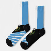 Guatemala Sokken, Guatemala vlag kleuren / sport Sokken (Links)