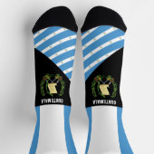 Guatemala Sokken, Guatemala vlag kleuren / sport Sokken (Top)