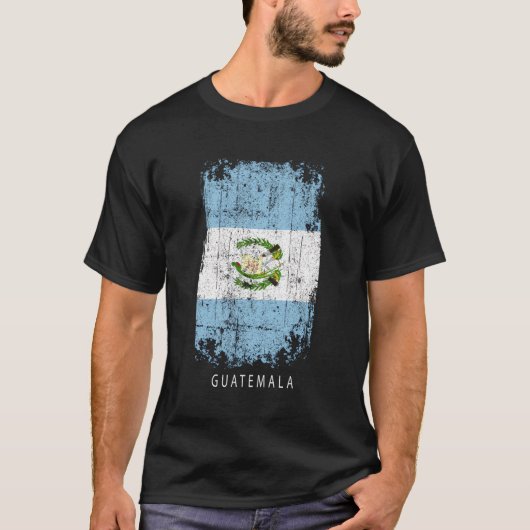 Guatemala Souvenir Design - Landenvlag Guatemala T-shirt (Voorkant)