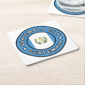 Guatemala-Stad Guatemala Kartonnen Onderzetters (Schuin)