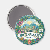Guatemala-Stad Guatemala Magneet (Voorkant / Achterkant)