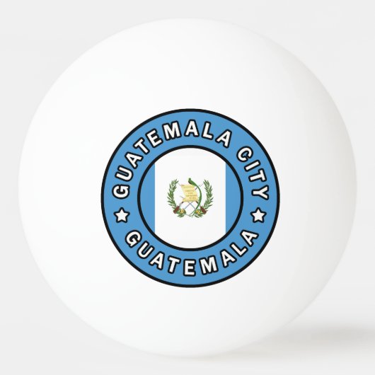 Guatemala-Stad Guatemala Pingpongbal (Voorkant)
