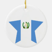 Guatemala Star Keramisch Ornament (Achterkant)