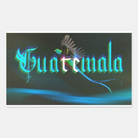 Guatemala Sticker (Voorkant)