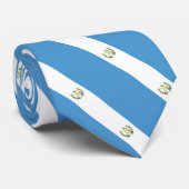 Guatemala-Stropdassen, mode Guatemala Vlag, bedrij Stropdas (Opgerold)