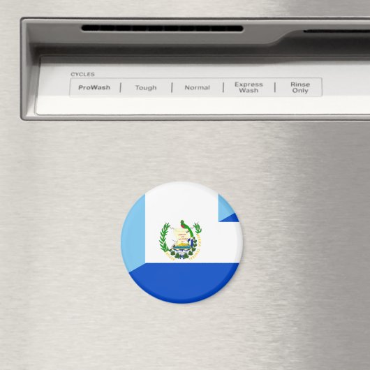 guatemala - symbool van de halve vlag van salvador magneet (Insitu (Vaatwasser))