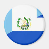 guatemala - symbool van de halve vlag van salvador magneet (Voorkant)
