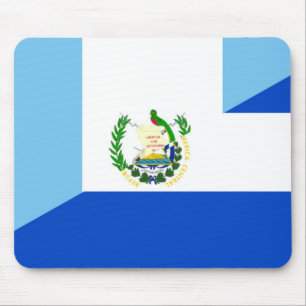 guatemala - symbool van de halve vlag van salvador muismat
