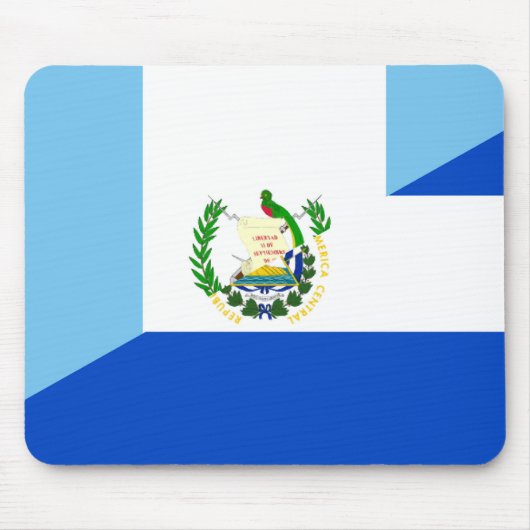guatemala - symbool van de halve vlag van salvador muismat (Voorkant)