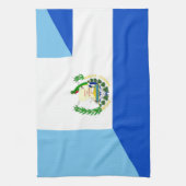 guatemala - symbool van de halve vlag van salvador theedoek (Verticaal)