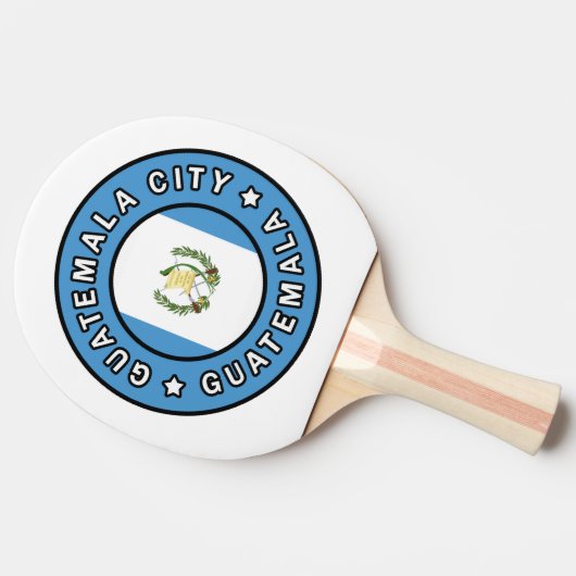 Guatemala Tafeltennisbatje (Zijkant)