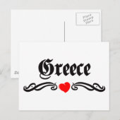 Guatemala Tattoo Style Briefkaart (Voorkant / Achterkant)