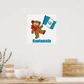 Guatemala Teddy Bear Poster (Keuken)