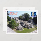 Guatemala - Tikal - Briefkaart (Voorkant / Achterkant)