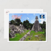 Guatemala - Tikal Mayan - Ruins - Briefkaart (Voorkant / Achterkant)