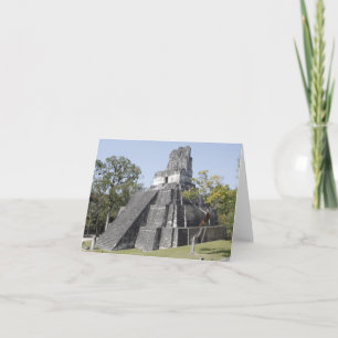 Guatemala Tikal Ruins Temple Kaart