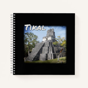 Guatemala Tikal Ruins Temple Notitieboek