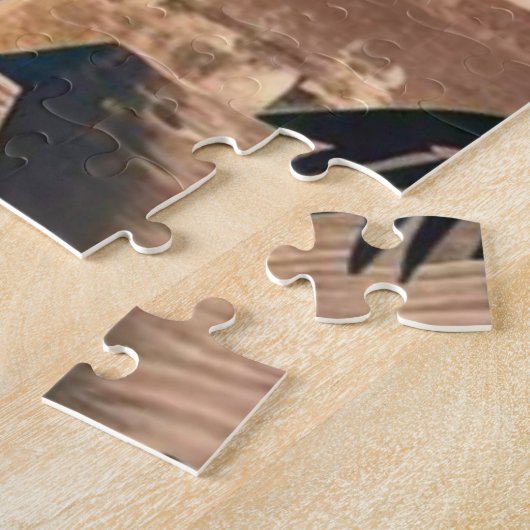 Guatemala Tikal Temple |  retro Legpuzzel (Zijkant)