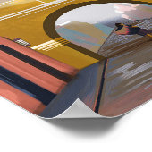 Guatemala Travel Poster ANTIGUA Guatemala Wall Déc (Hoek)