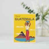  Guatemala Travel Poster Briefkaart (Staand voorkant)