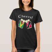 Guatemala Trinidad & Tobago Flag Cheers Beer Patri T-shirt (Voorkant)