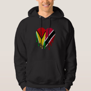 Guatemala Trinidad & Tobago Vlag Hart Burger Pat Hoodie
