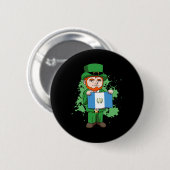 Guatemala Trots Guate Vlag St. Patricks Dag Leprec Ronde Button 5,7 Cm (Voorkant /achterkant)