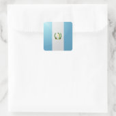 Guatemala vierkante glossy vlag sticker (Tas)