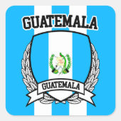 Guatemala Vierkante Sticker (Voorkant)