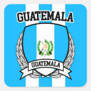 Guatemala Vierkante Sticker